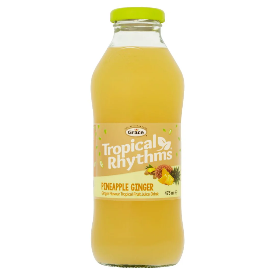 Grace Tropical Rhythms Pineapple Ginger 12 x 475ml