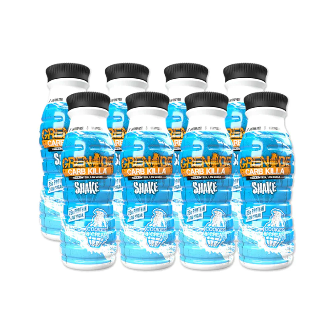 Grenade Carb Killa Shake Cookie & Cream 8 x 330ml