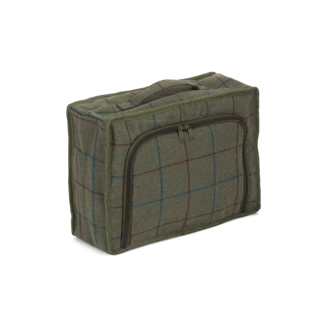 Green Tweed Cooler Bag