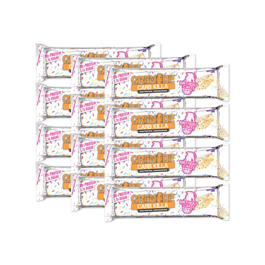 Grenade Carb Killa Birthday Cake 12 x 60g