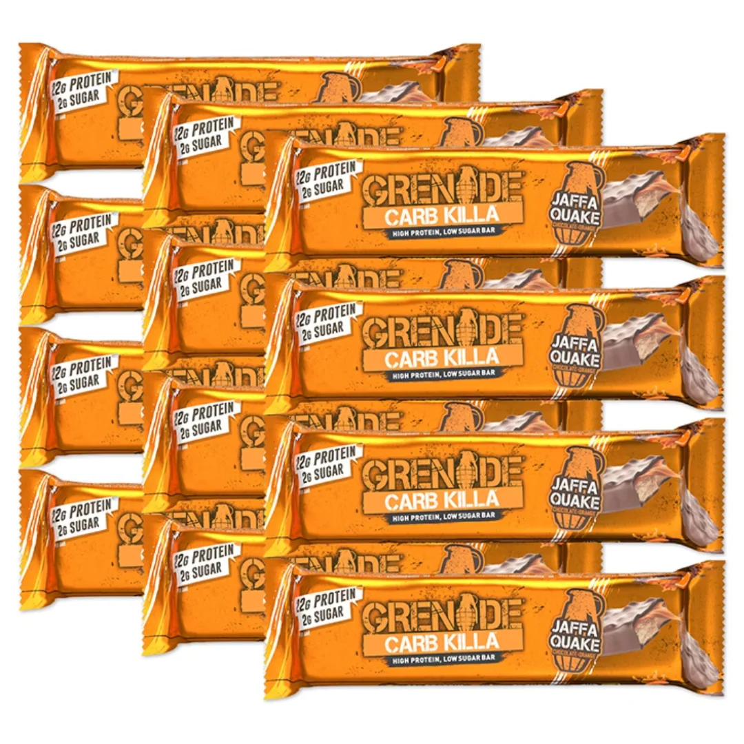 Grenade Carb Killa Bar Jaffa Quake 12 x 60g