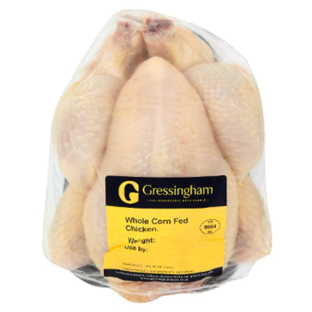 Gressingham Whole Corn Fed Chicken 1.2Kg x 4 Packs