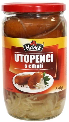 4x Hame Utopenci S Cibuli Salad 670g