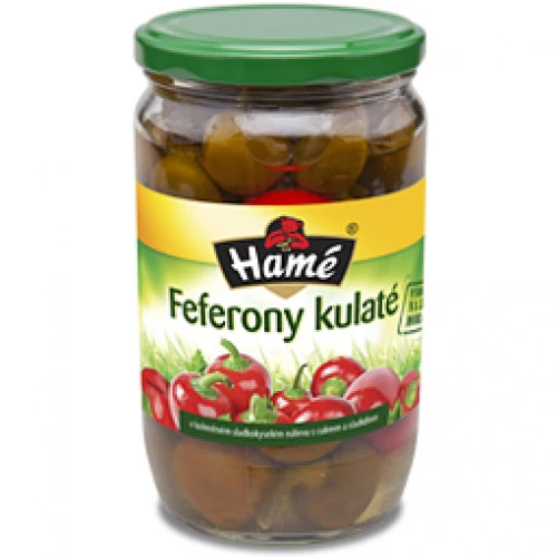 8x Hame Feferony Kulate 500g