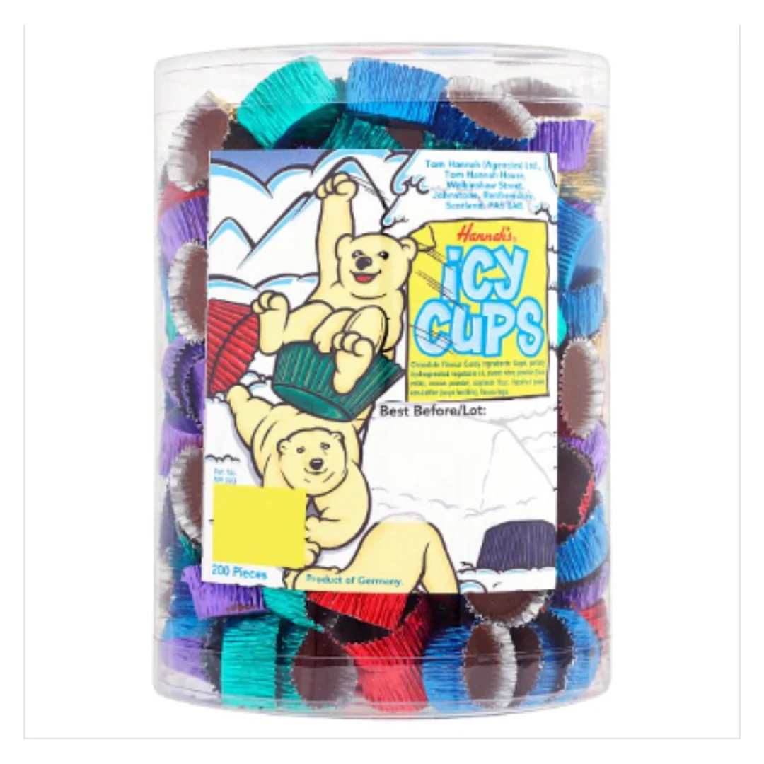 Hannah's Icy Cups 200 Pieces x Case of 9