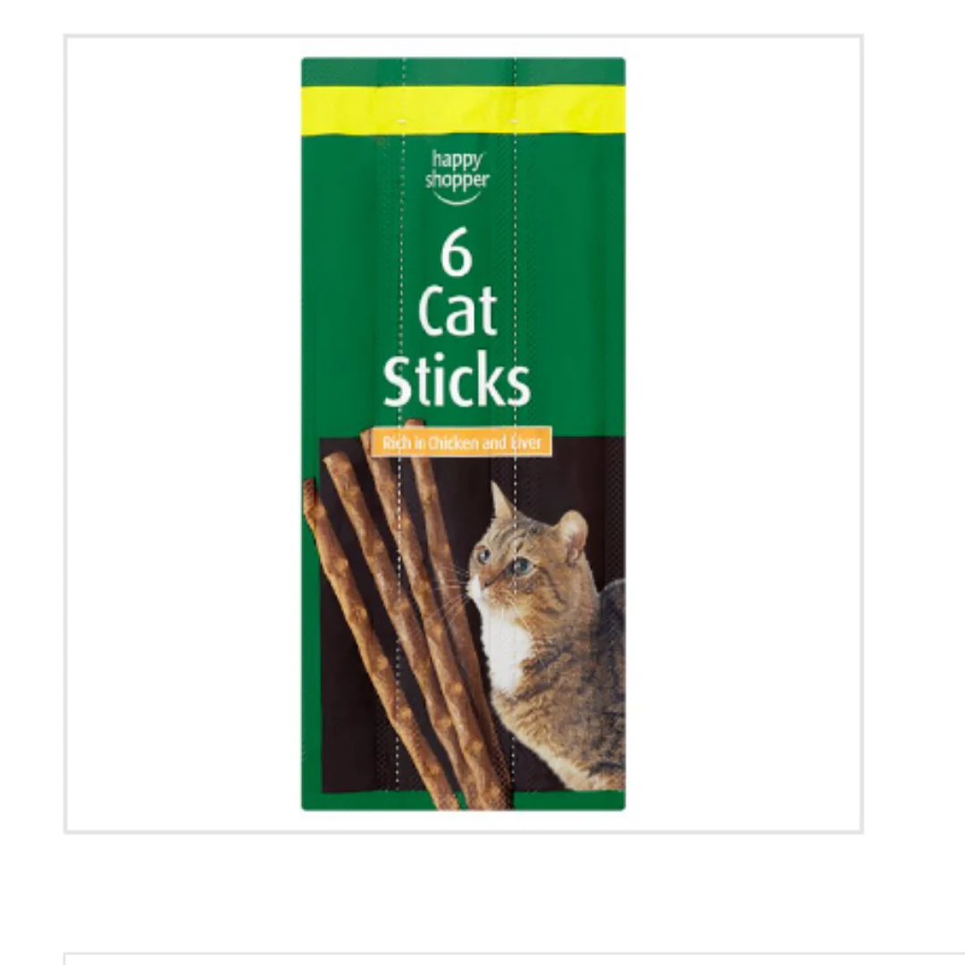 Happy Shopper 6 Cat Sticks 30g x Case of 16