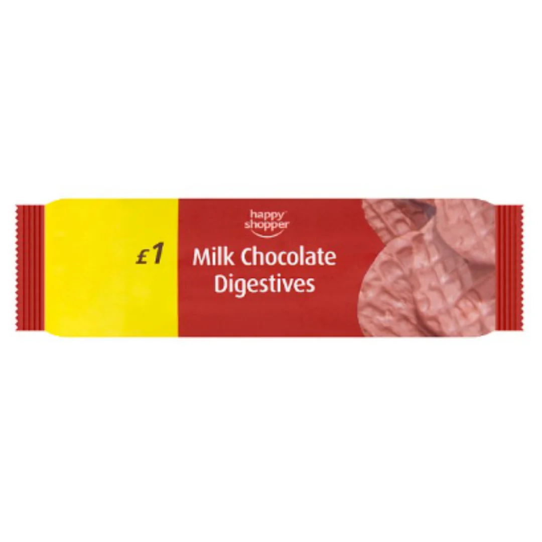 Happy Shopper Chocolate Digestives 200g x Case of 12