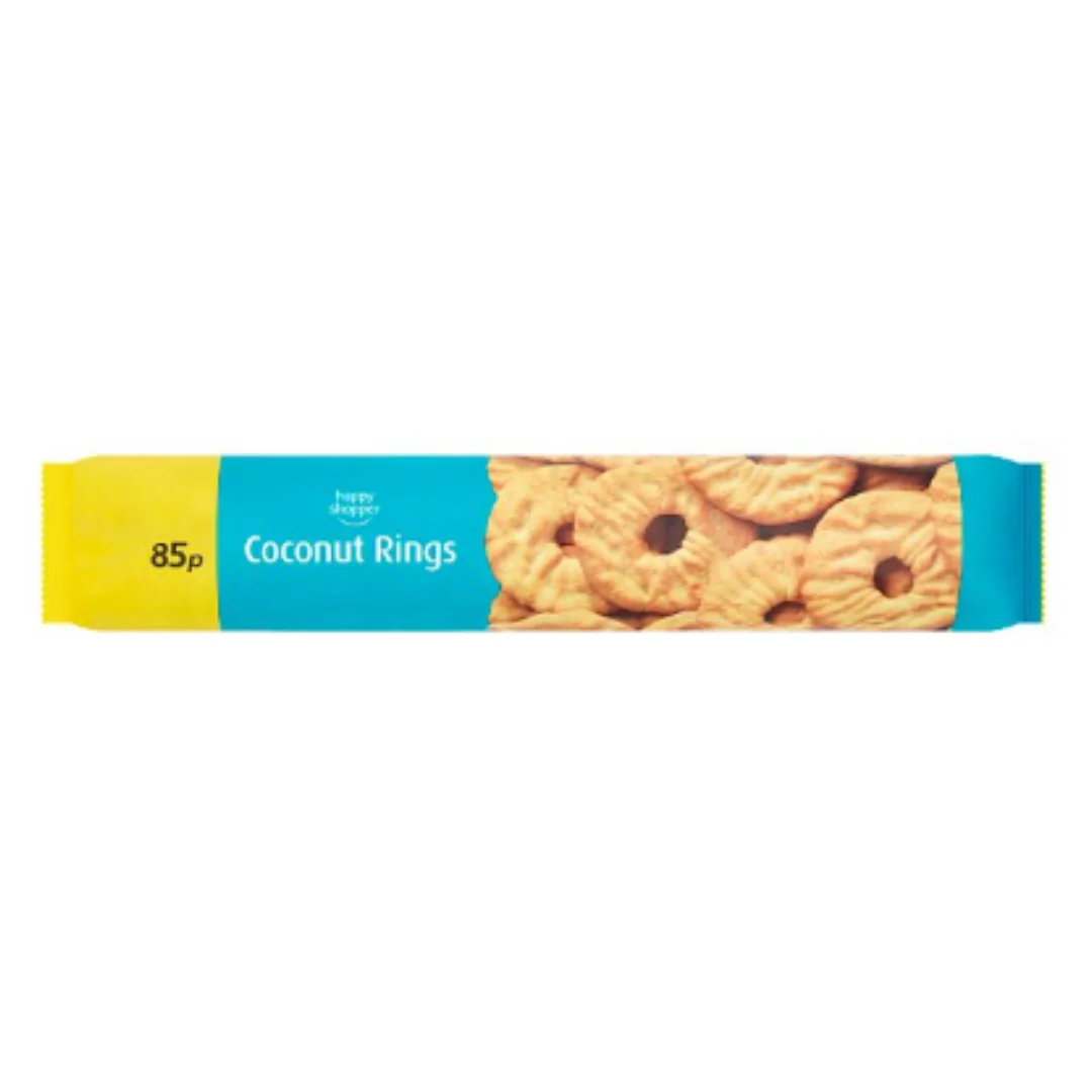 Happy Shopper Coconut Rings 300g x Case of 12