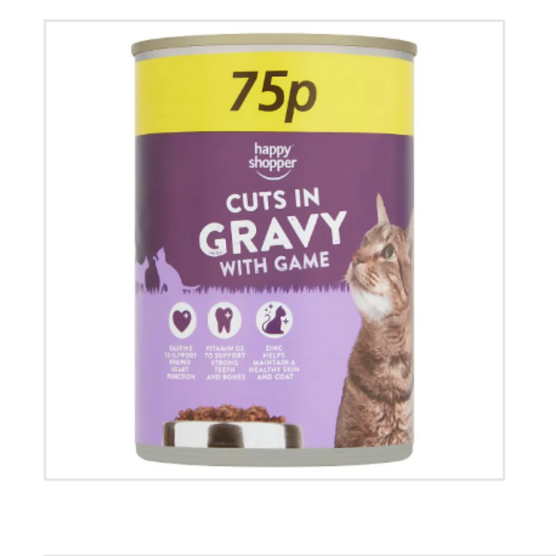 Happy Shopper Cuts in Gravy with Game 415g x 12 Tins