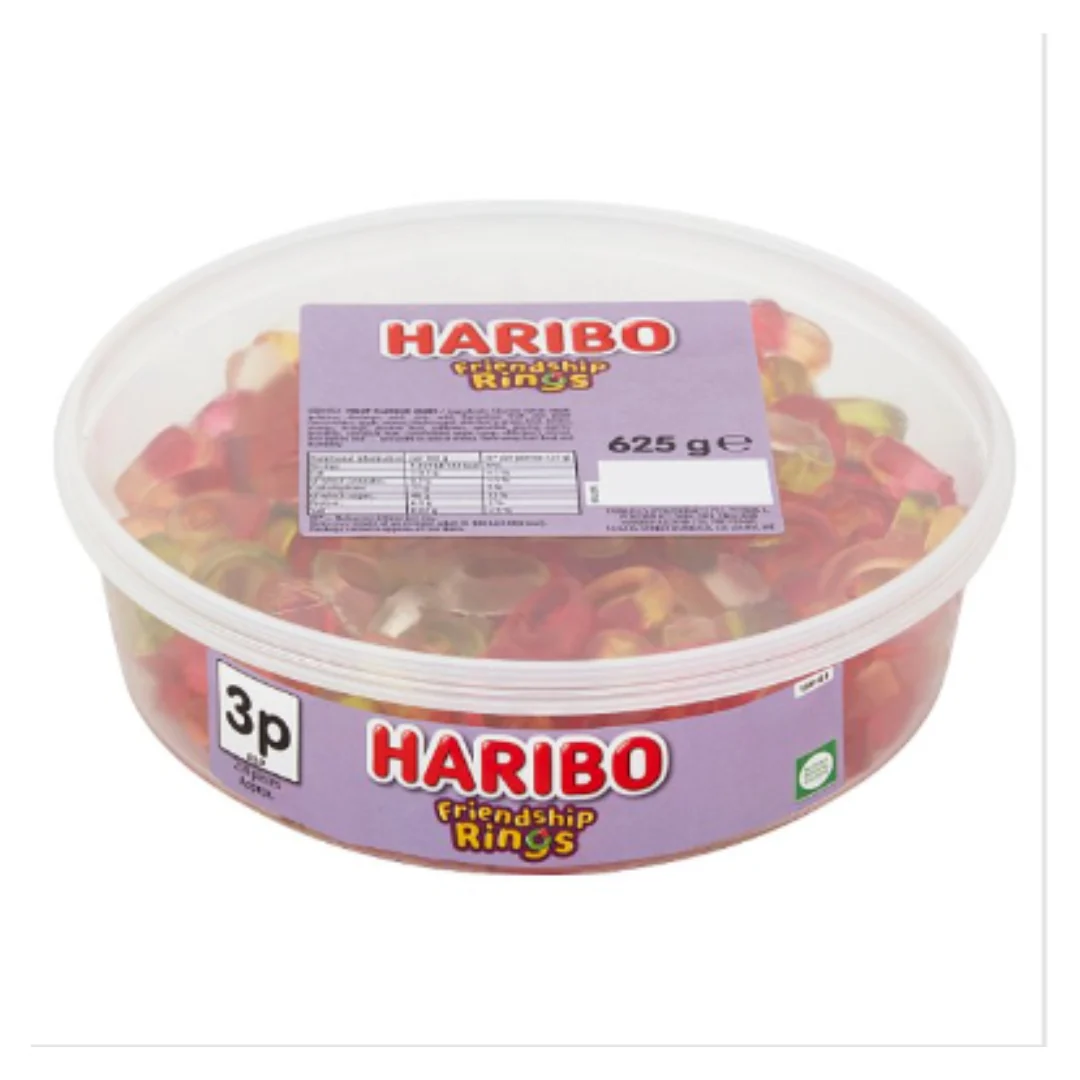Haribo Friendship Rings 625g x Case of 9