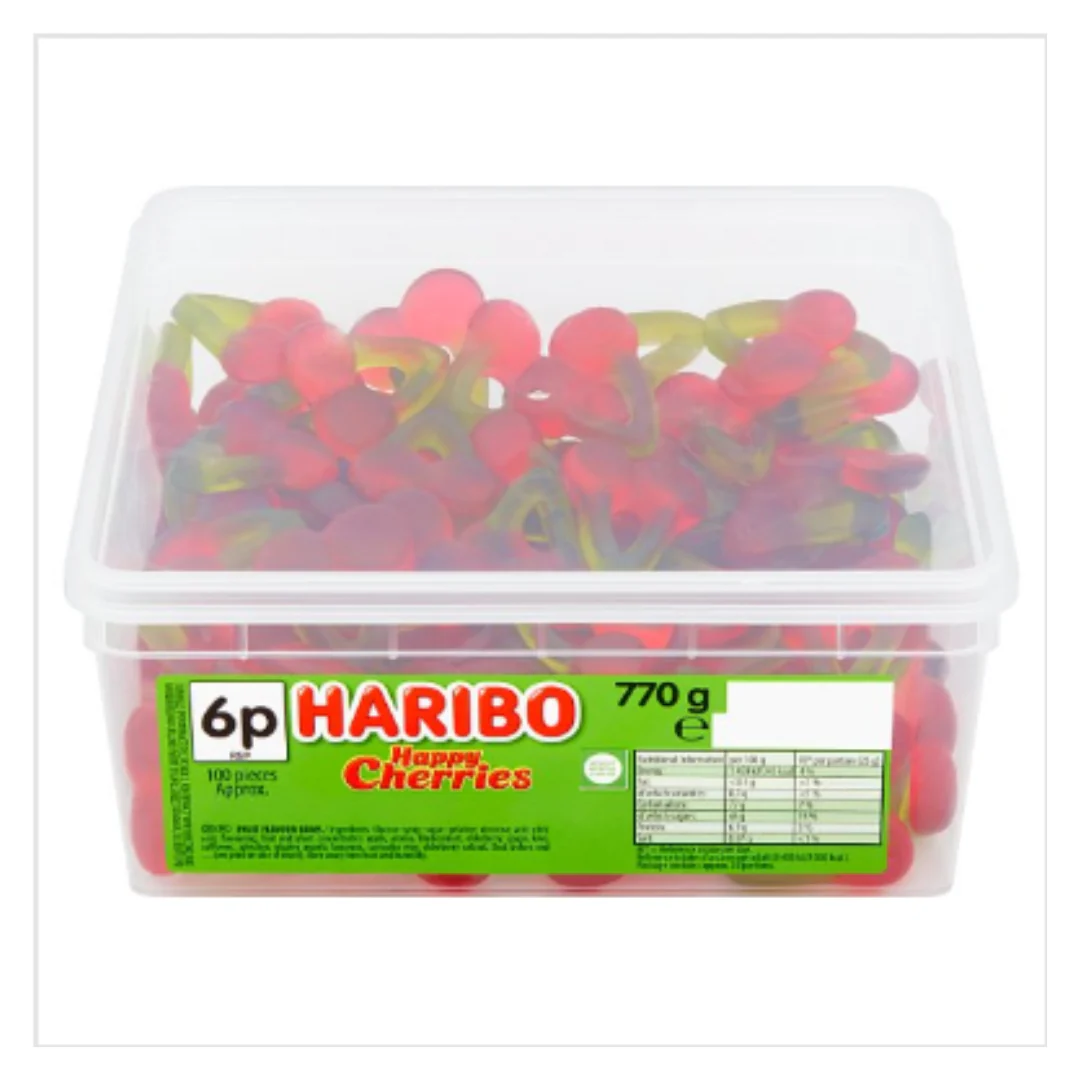 HARIBO Happy Cherries 770g x 6 Pack