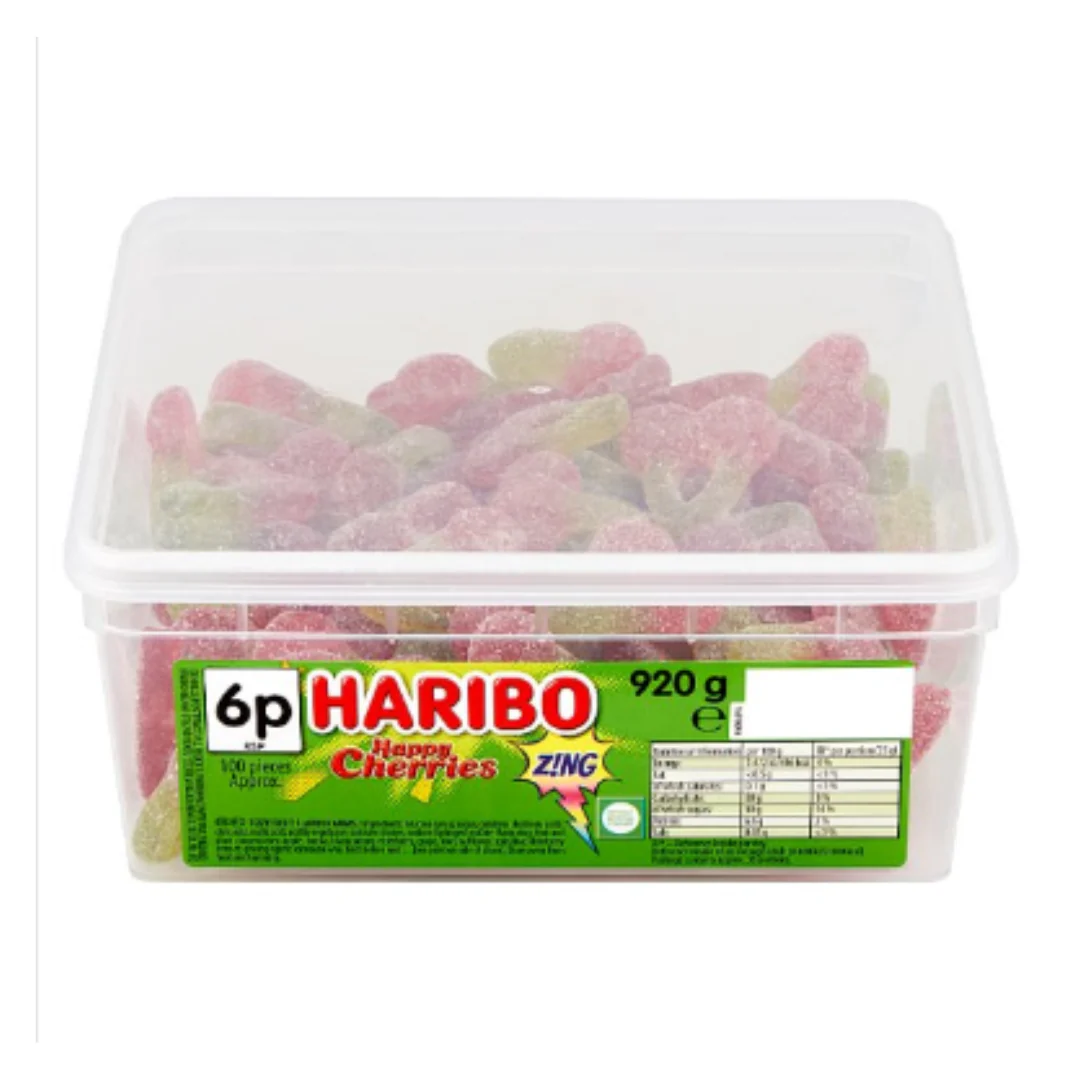 HARIBO Happy Cherries Z!NG 920g x Case of 1