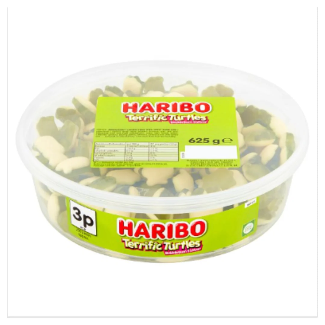 HARIBO Terrific Turtles 625g x Case of 1