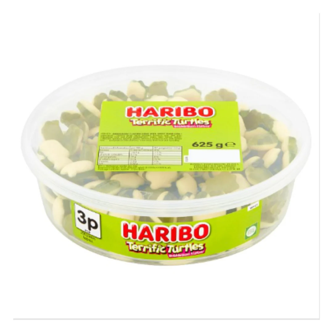 HARIBO Terrific Turtles 625g x Case of 8