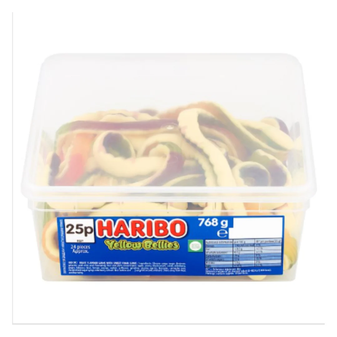 HARIBO Yellow Bellies 768g x Case of 6