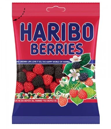 24x Haribo Berries 80gr