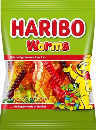 24x Haribo Worms 80gr