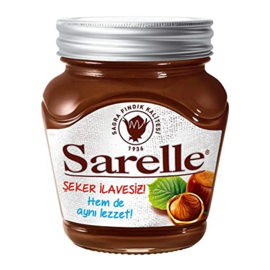 Sarelle Hazelnut Spread No Sugar Added 350gr