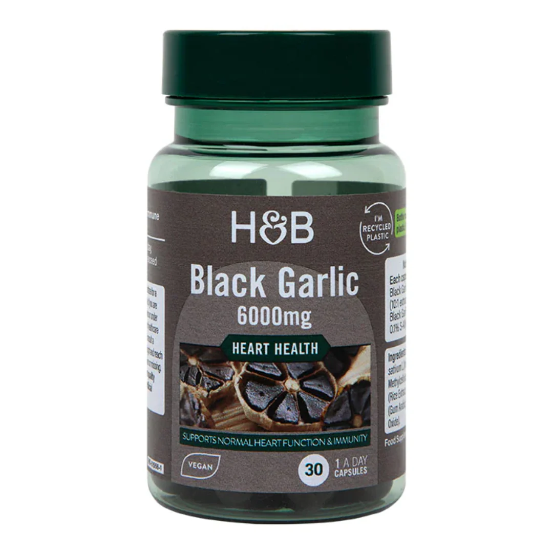 Holland & Barrett Black Garlic 6000mg 30 Capsules
