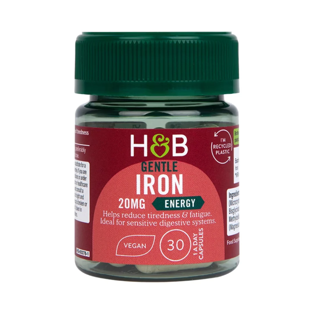 Holland & Barrett Gentle Iron 20mg 30 Capsules