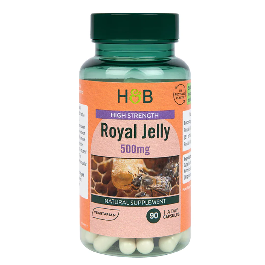 Holland & Barrett High Strength Royal Jelly 500mg 90 Capsules