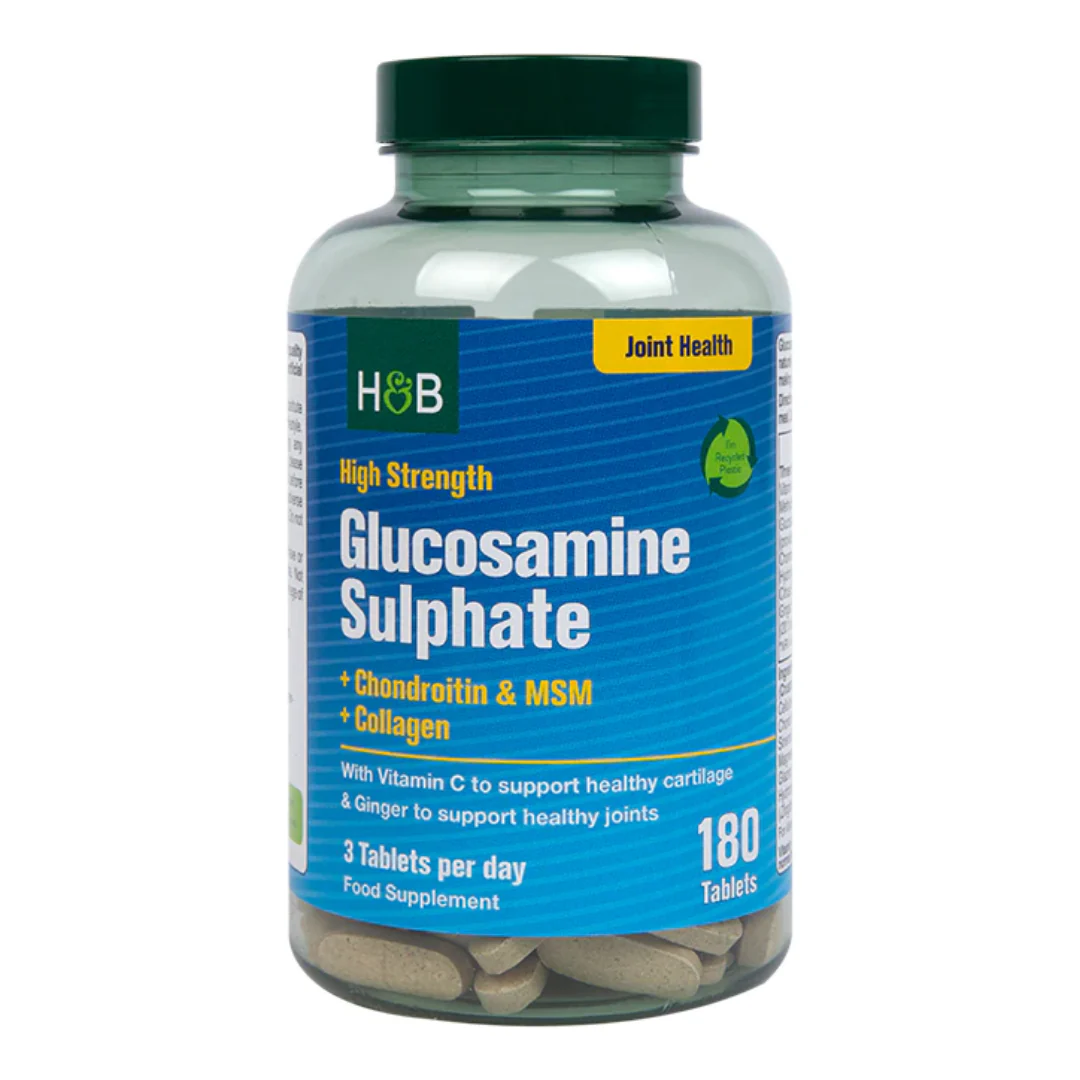 Holland & Barrett High Strength Glucosamine & Chondroitin Complex 180 Tablets