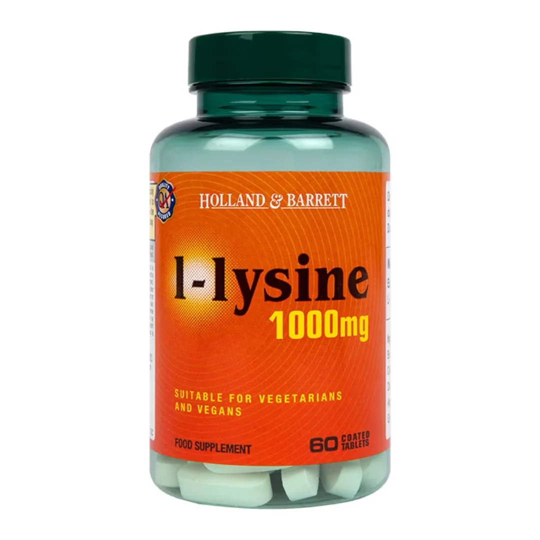Holland & Barrett L-Lysine 60 Tablets 1000mg