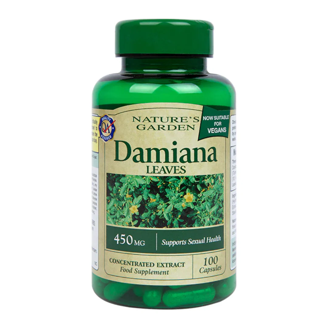 Nature's Garden Damiana Leaves Capsules 450mg 100 Capsules