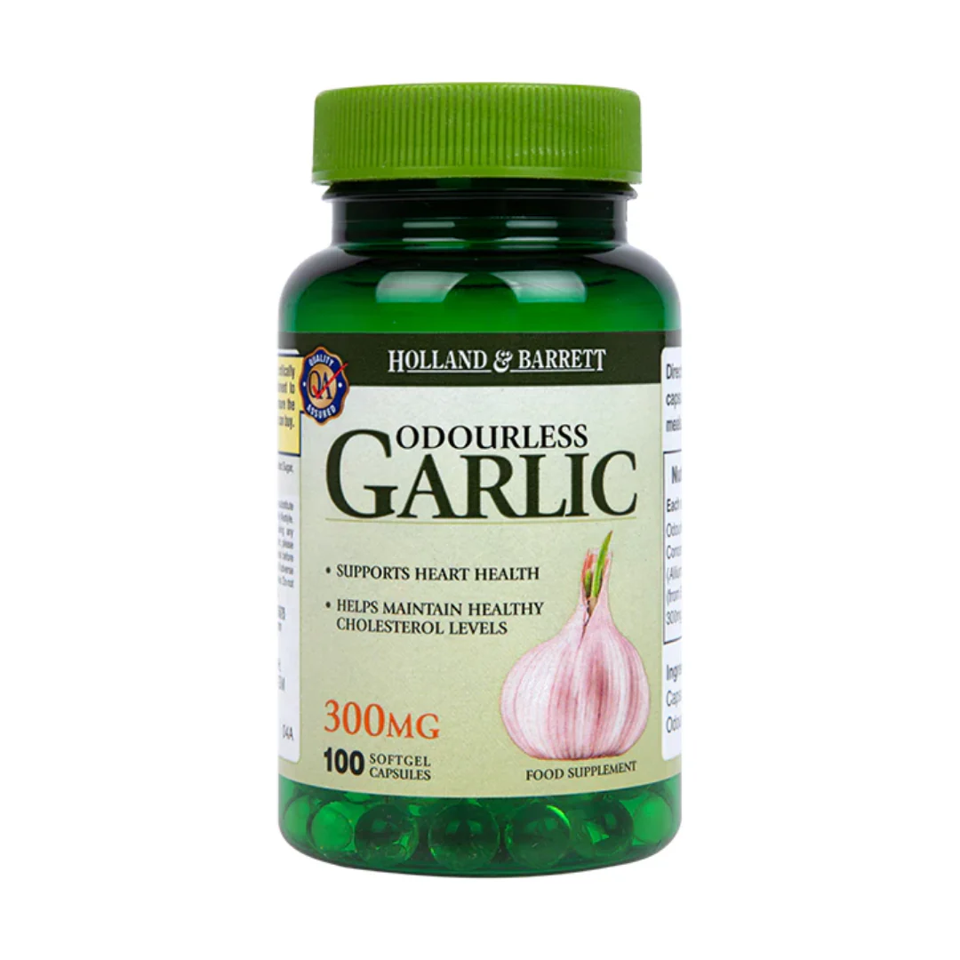 Holland & Barrett Odourless Garlic 300mg 100 Capsules