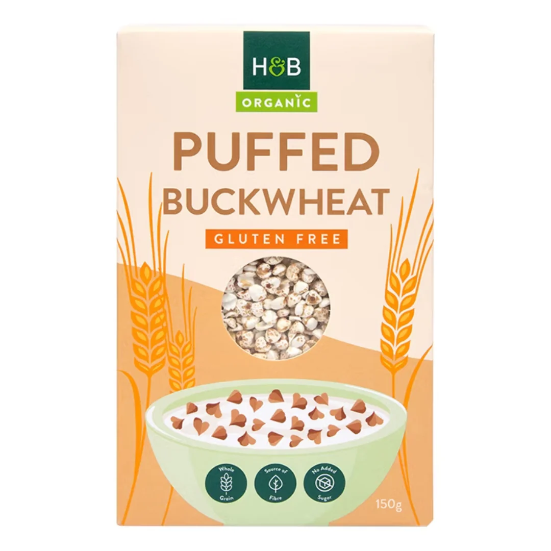 Holland & Barrett Organic Puffed Buckwheat 150g