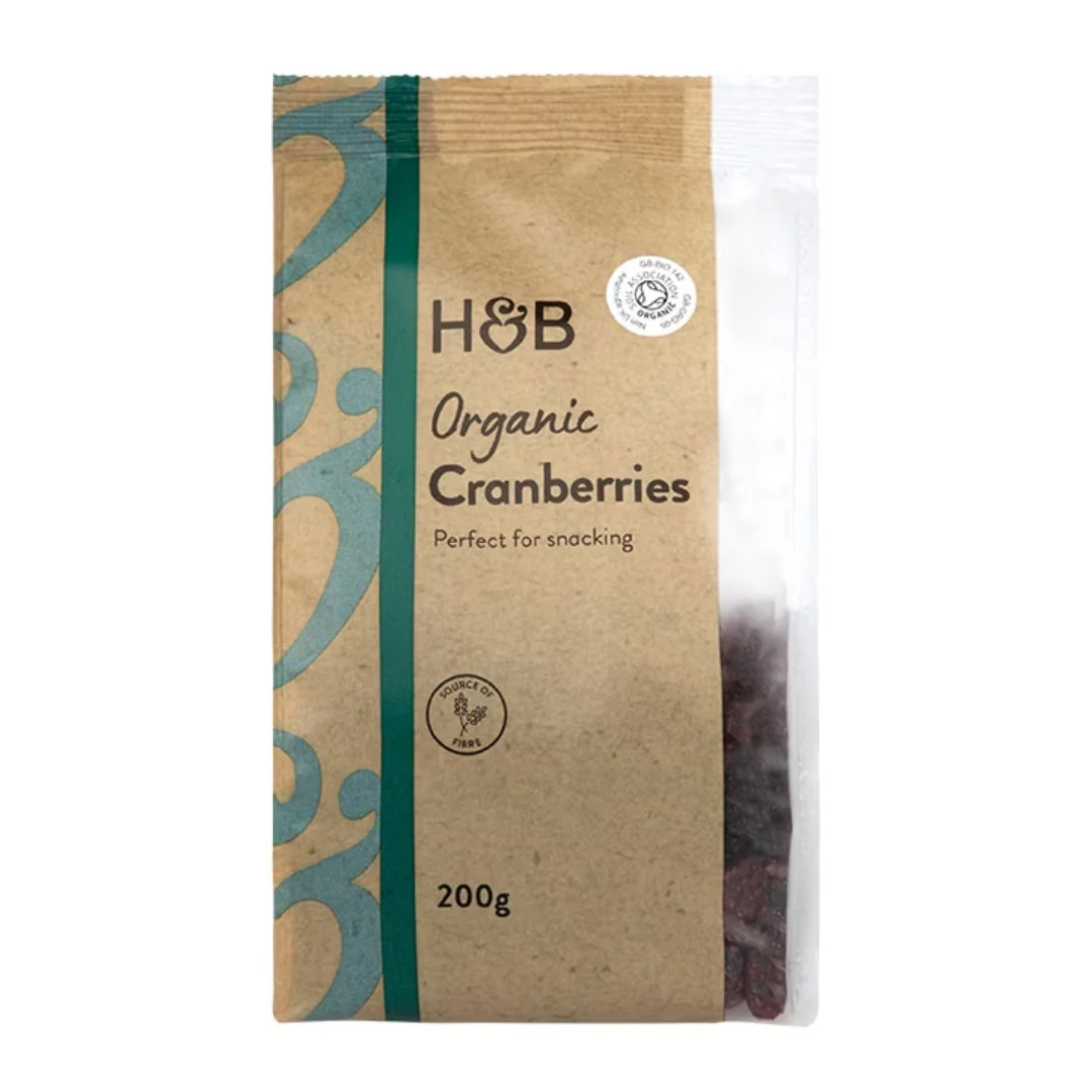 Holland & Barrett Organic Cranberries 200g