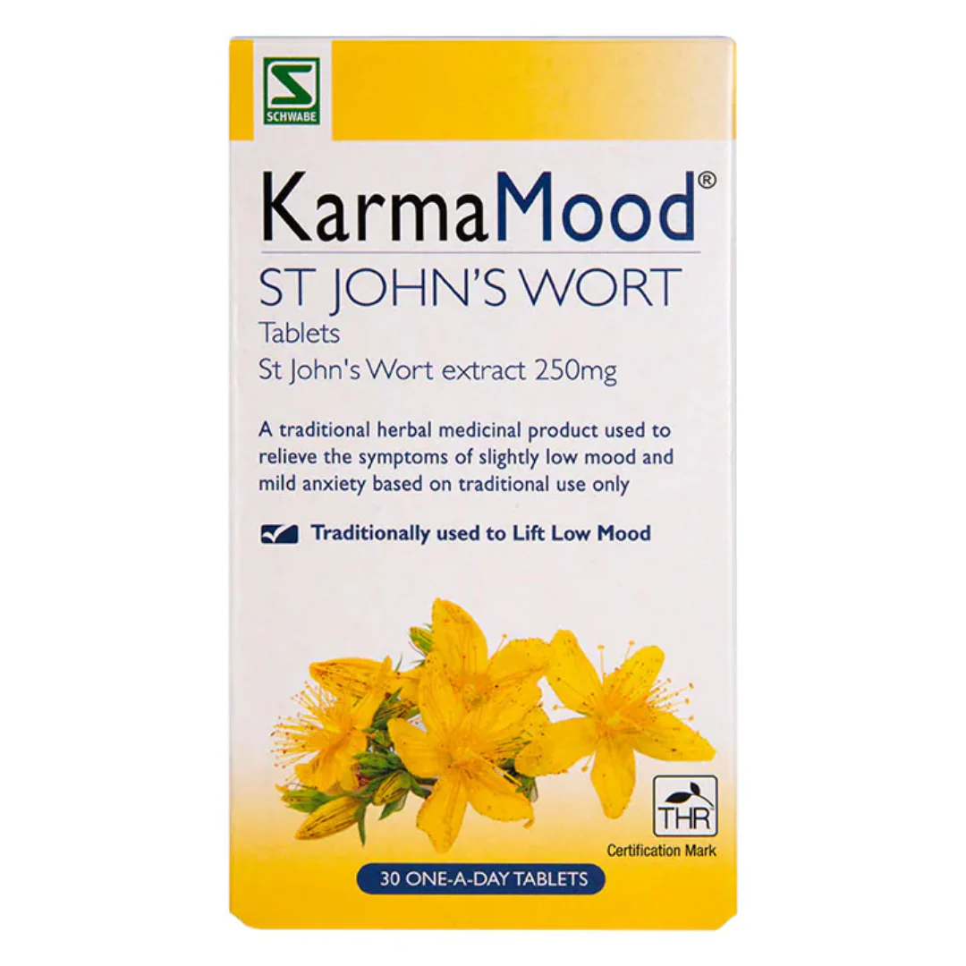Schwabe Pharma KarmaMood St John's Wort 425mg 30 Tablets