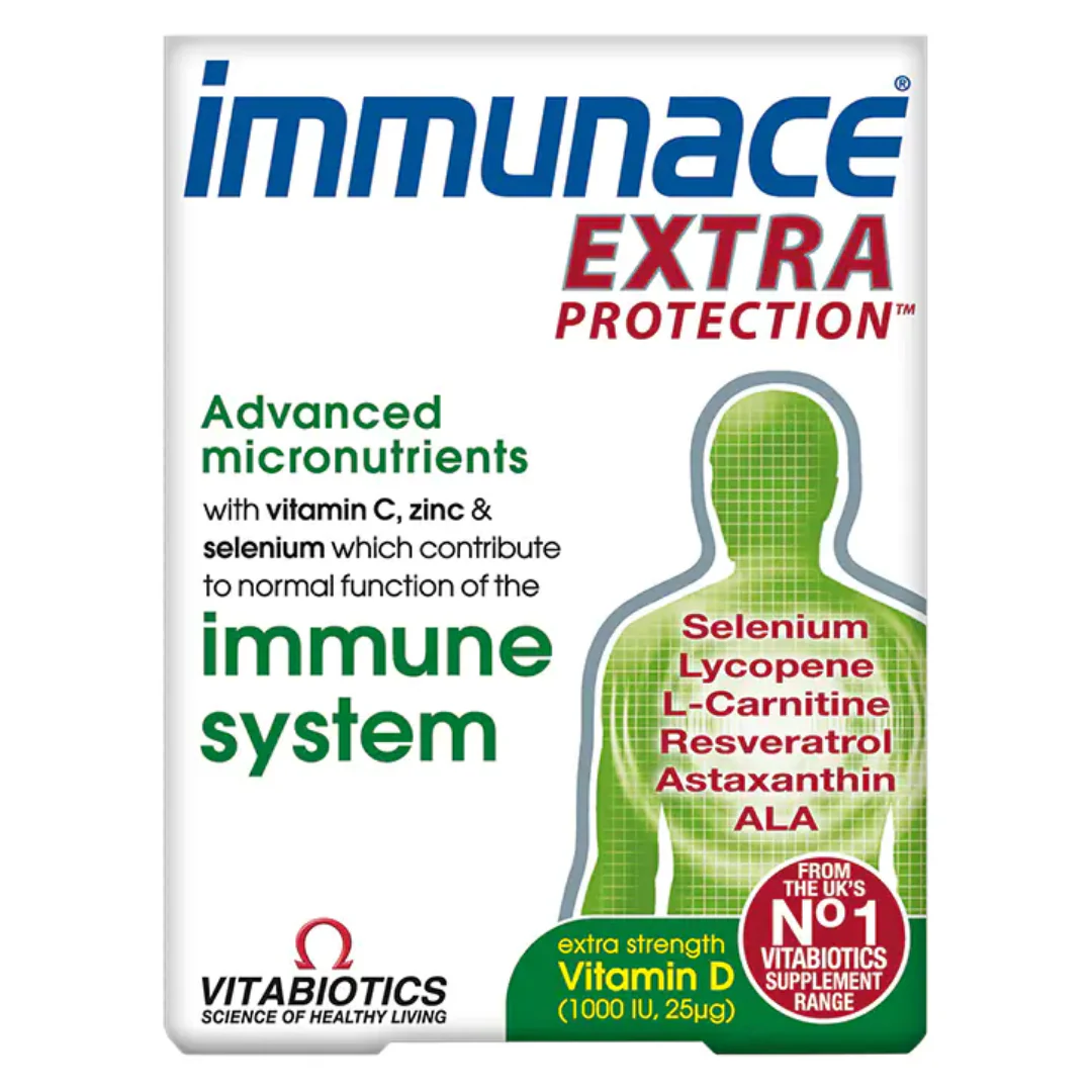 Vitabiotics Immunace Extra Protection 30 Tablets