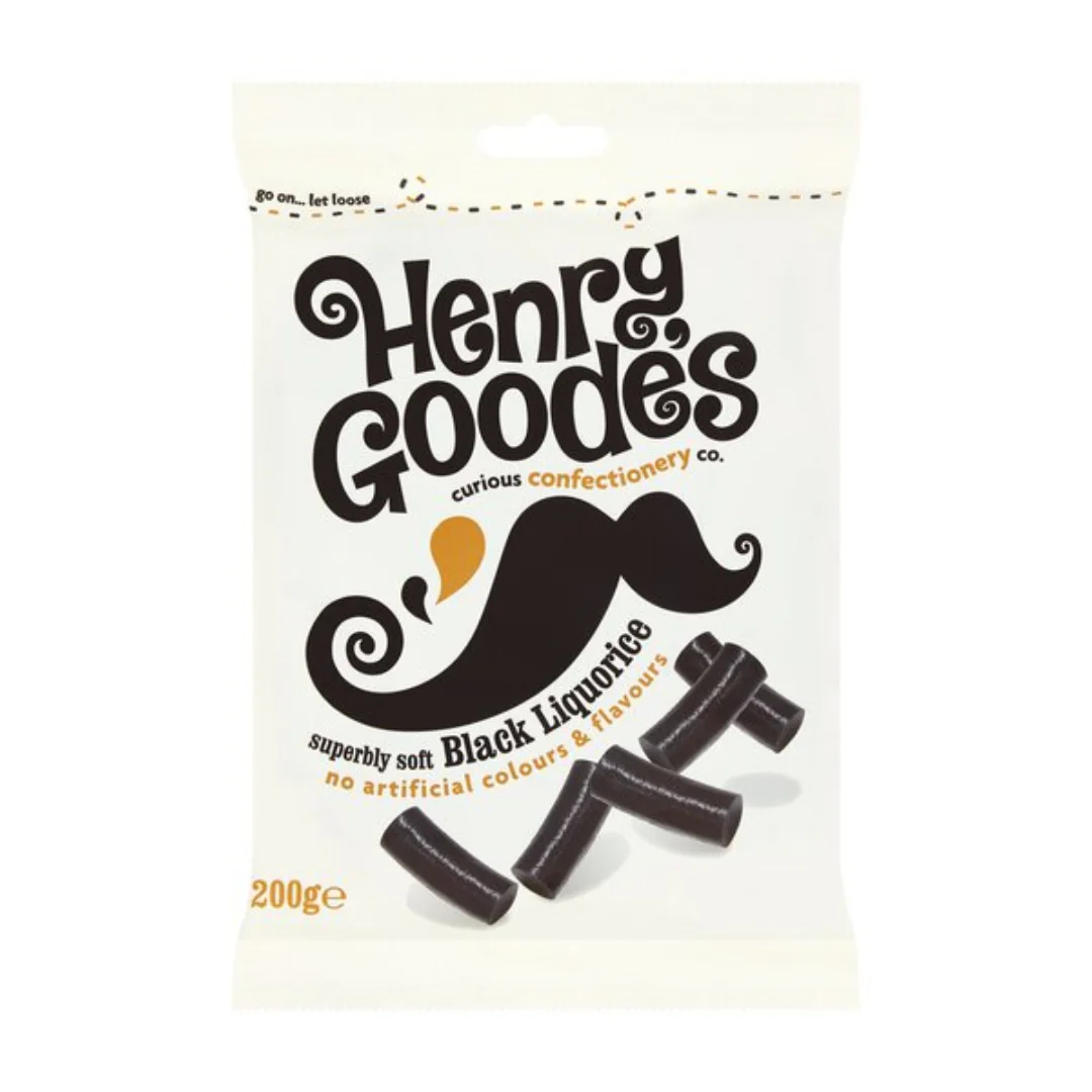 Henry Goode's Soft Eating Liquorice 200gr