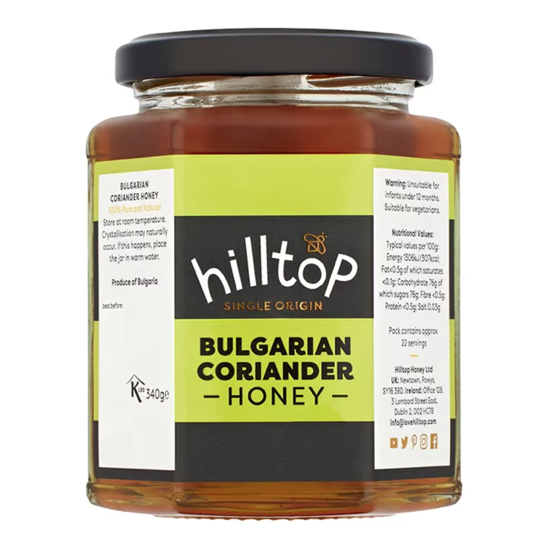 Hilltop Honey Bulgarian Coriander 340g