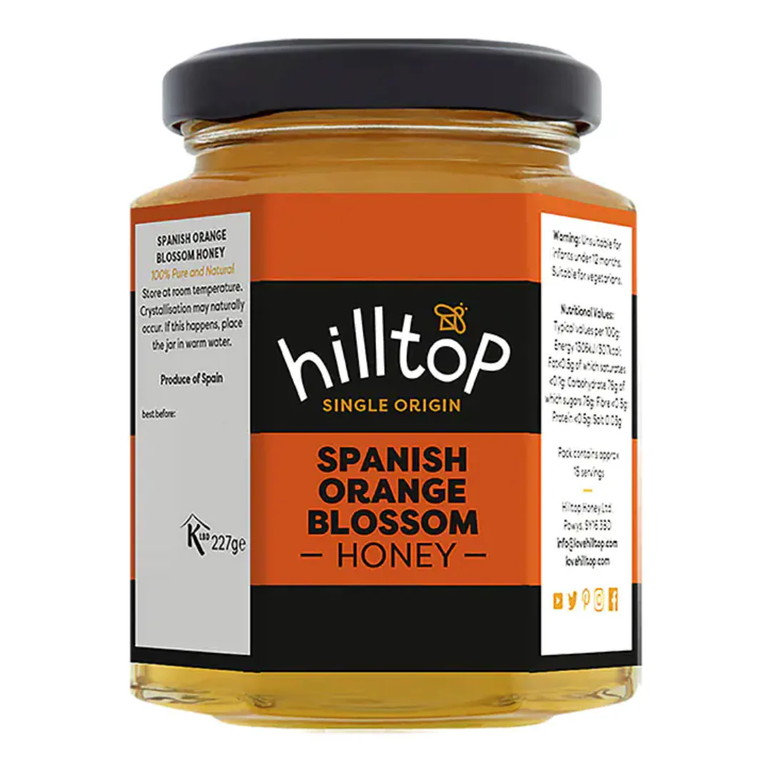 Hilltop Honey Spanish Orange Blossom Honey 227g