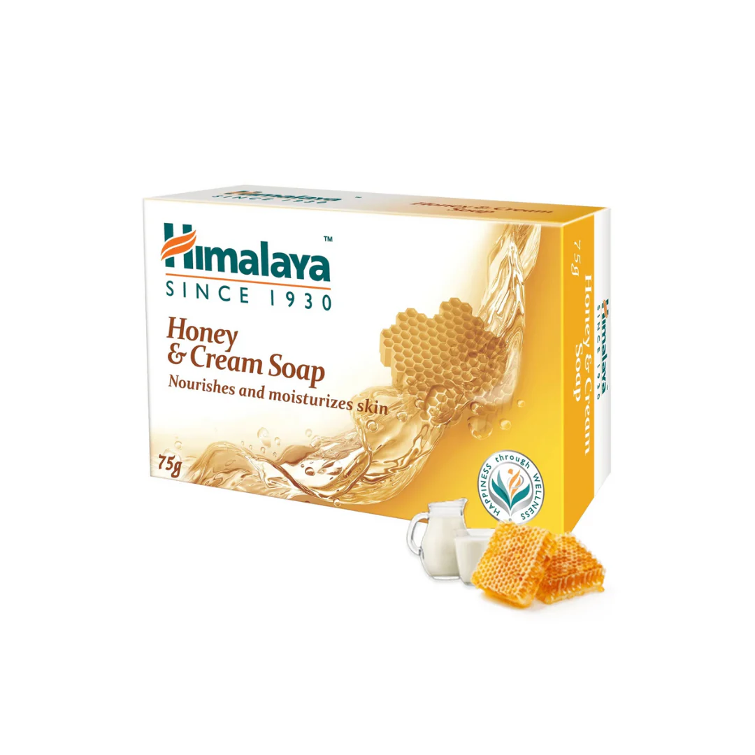 Himalaya Cream & Honey Soap 75g x 6 pack