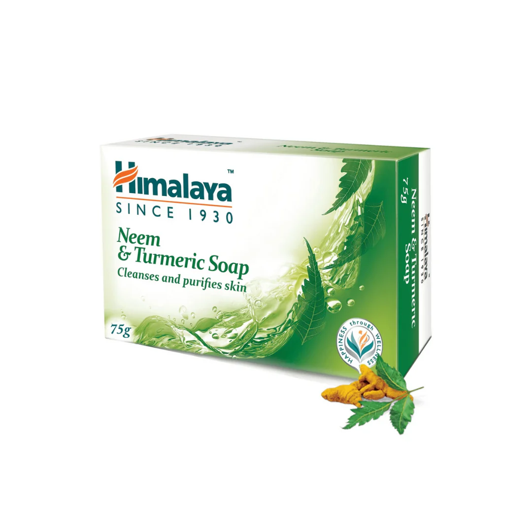 Himalaya Neem & Turmeric Soap 75g x 6 pack