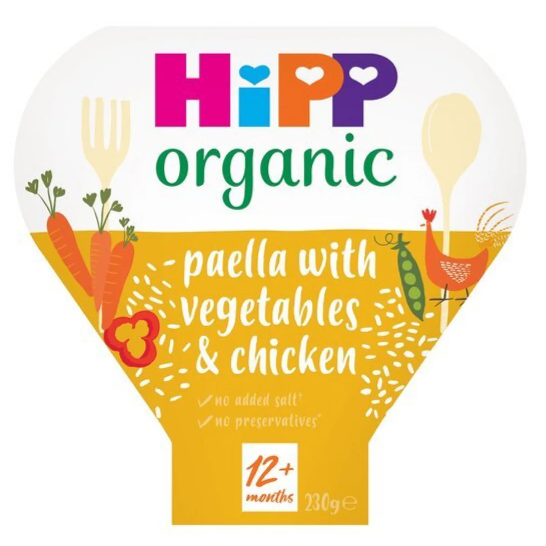 Hipp Organic Paella With Mixed Vegetable & Chicken 230gr