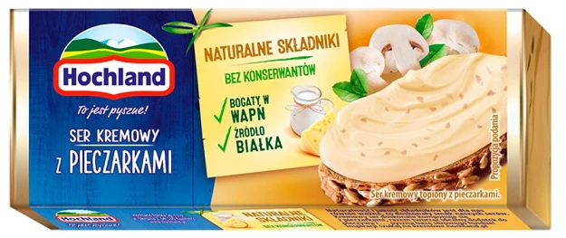 6x Hochland Blok Z Pieczarkami 90g