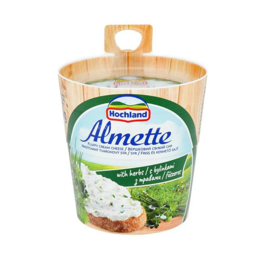 Hochland Almette Ziolami (Herbs) Spreadable Cheese 12 Pieces 150gr