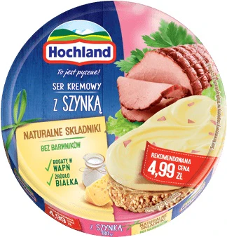 10x Hochland Krazek Szynka 180g