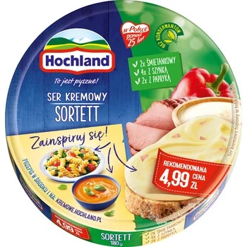 10x Hochland Krazek Sortett 180g