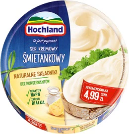 10x Hochland Krazek Smietankowy 180g