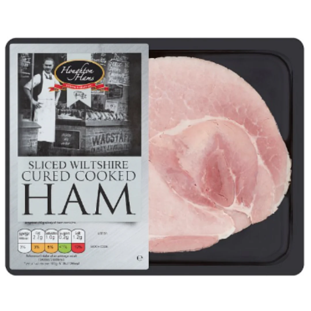 Houghton Hams Sliced Wiltshire Cured Cooked Ham 100g x 1