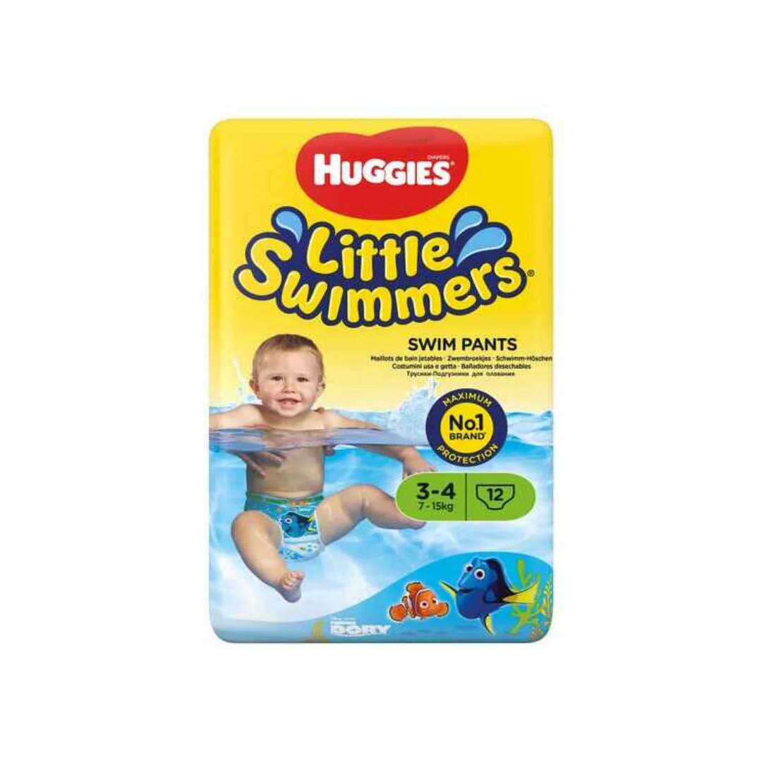 Huggies Little Swimmers Size 3-4 7-15Kg 12 Pants