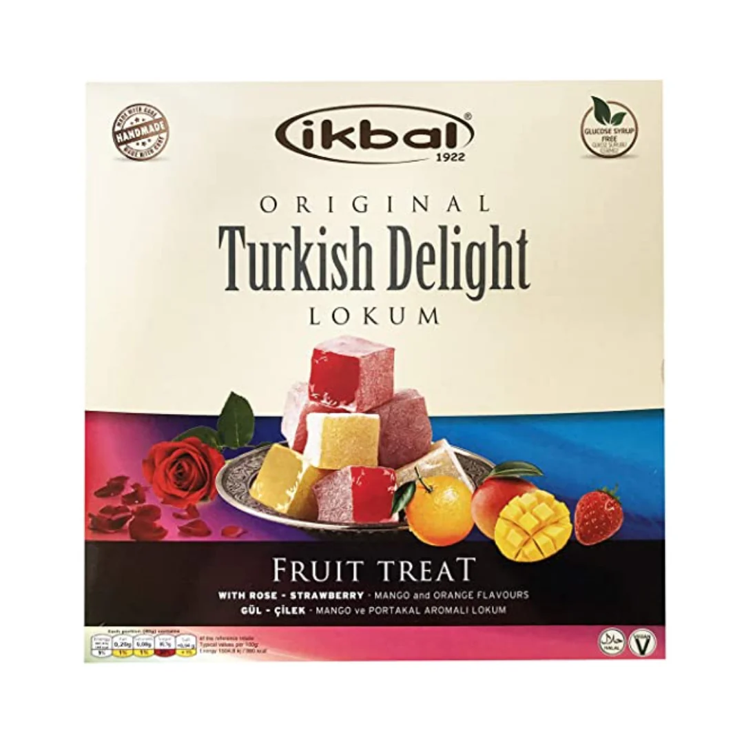IKBAL Turkish Delight - Fruit Treat 350g x 6 pack