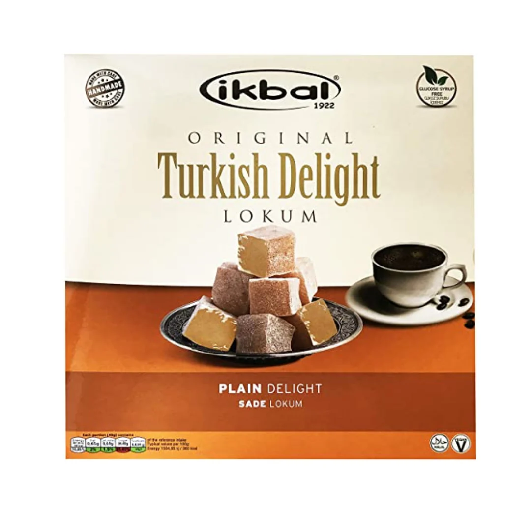 IKBAL Turkish Delight - Plain 350g x 6 pack