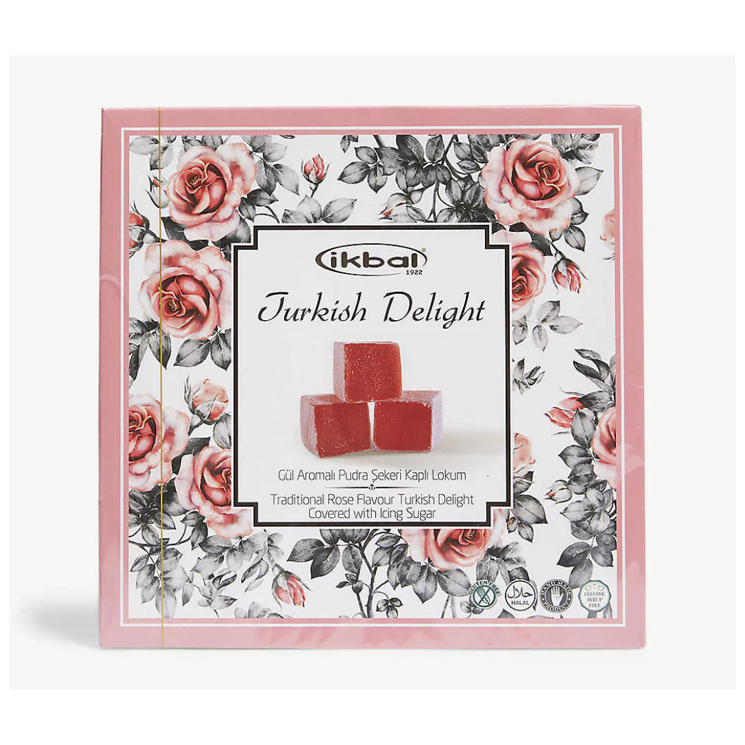 IKBAL Turkish Delight - Rose Flavour 350g x 6 pack