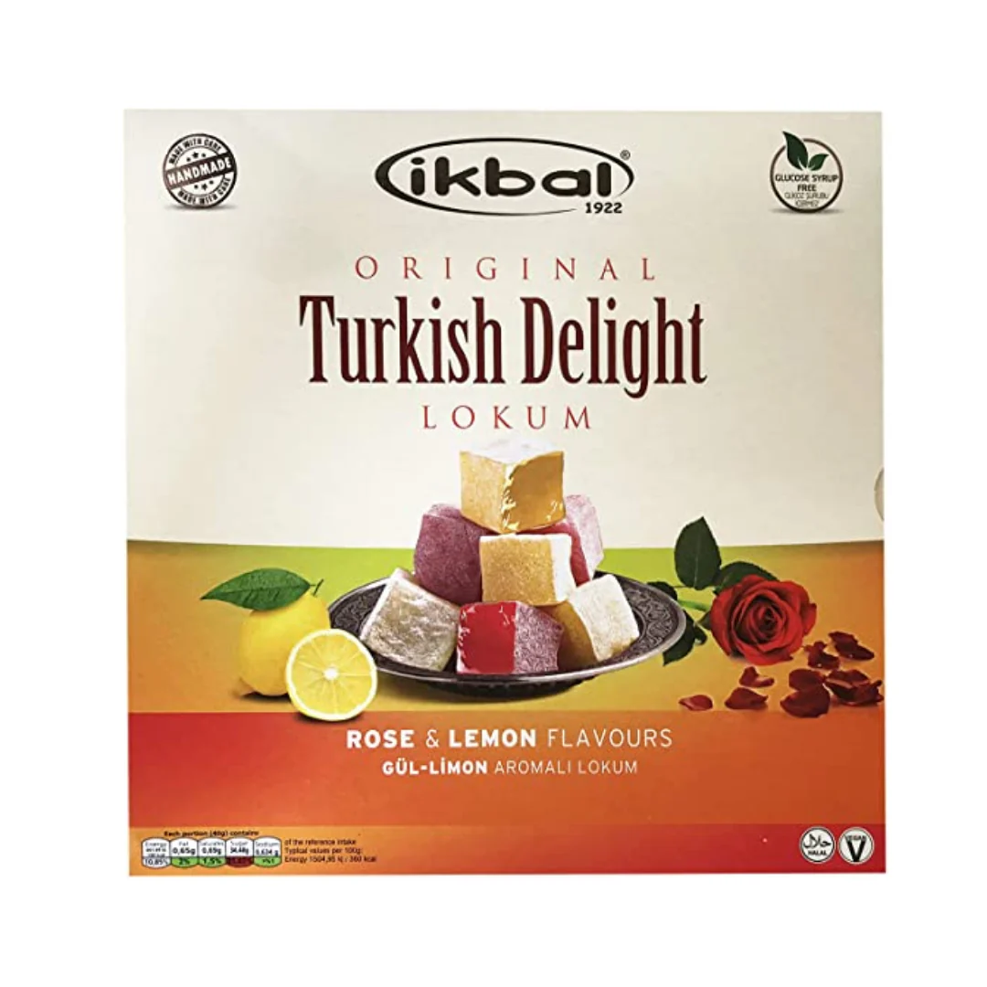 IKBAL Turkish Delight - Rose Lemon Flavour 350g x 6 pack